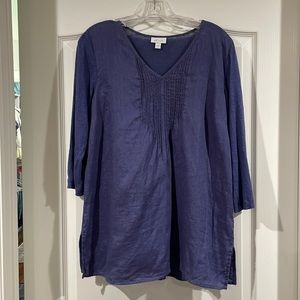 J Jill Love Linen Tunic Size M